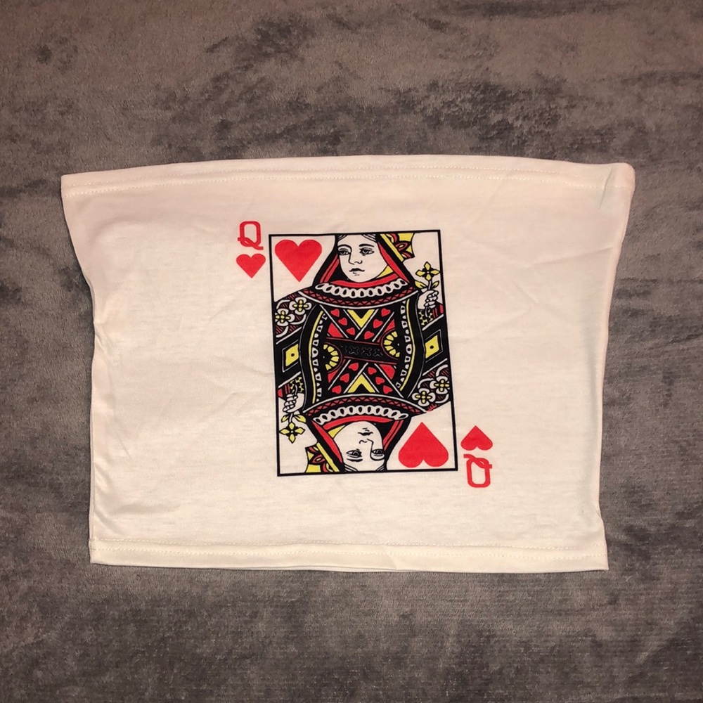 Queen of Hearts Crop Top